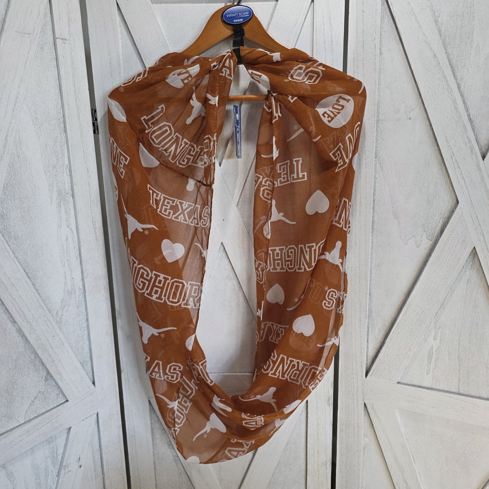 Texas Longhorns Burnt Orange Infinity Scarf